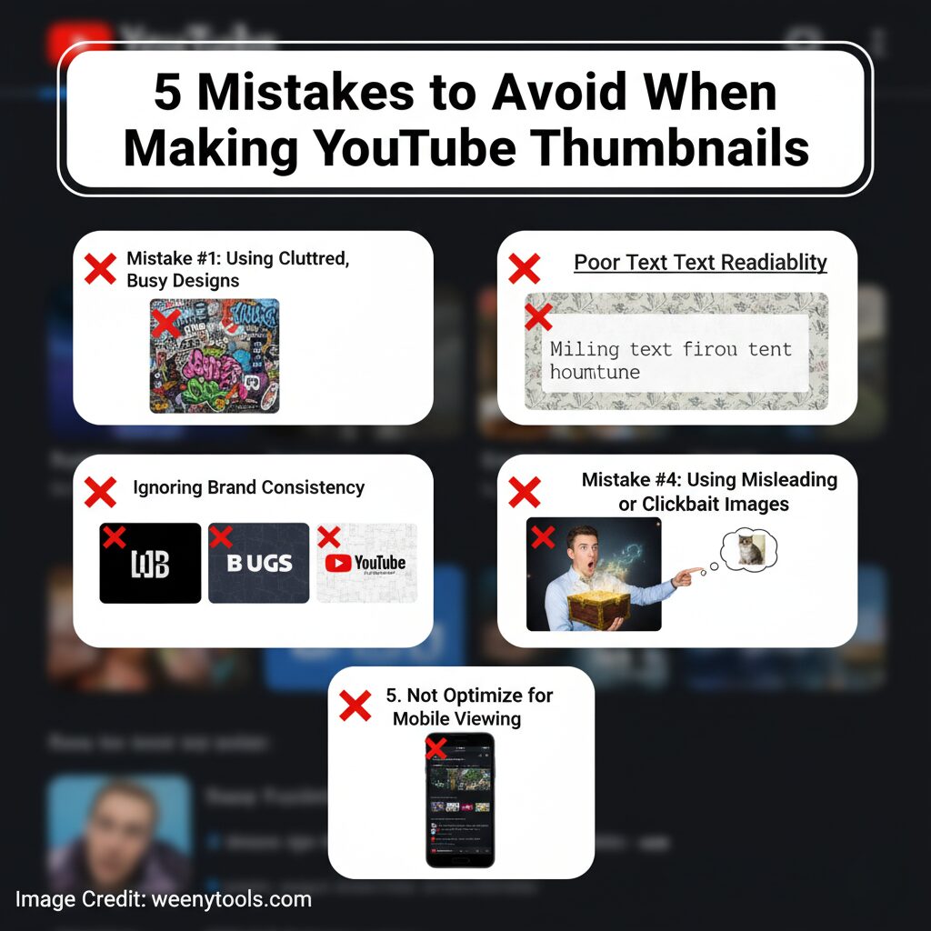 5 Mistakes to Avoid When Making YouTube Thumbnails