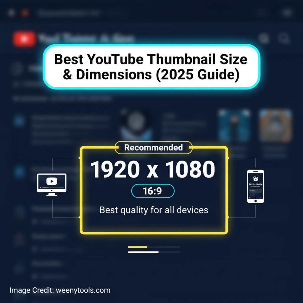 Best YouTube Thumbnail Size 2026. Dimensions, Ratio, and Best Practices