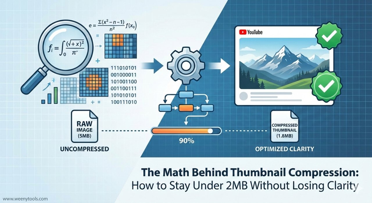 The Math Behind Thumbnail Compression: How to Stay Under 2MB Without Losing Clarity