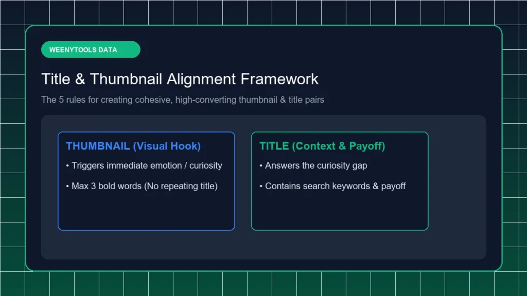YouTube Title and Thumbnail Alignment Strategy Rules