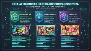 Best Free AI Thumbnail Generators in 2026: Features, Quality & Benchmarks - free ai thumbnail generator