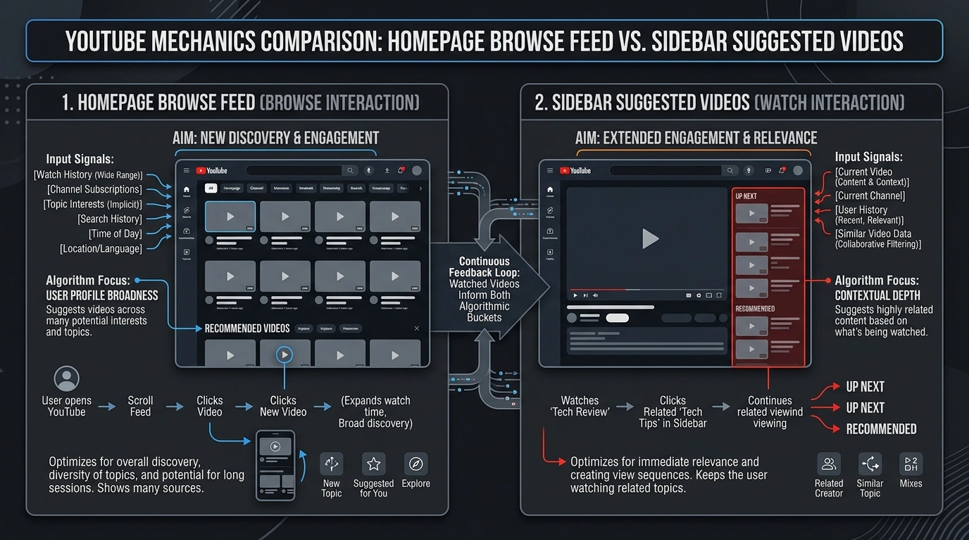 YouTube Recommendation Algorithm Data Visualization