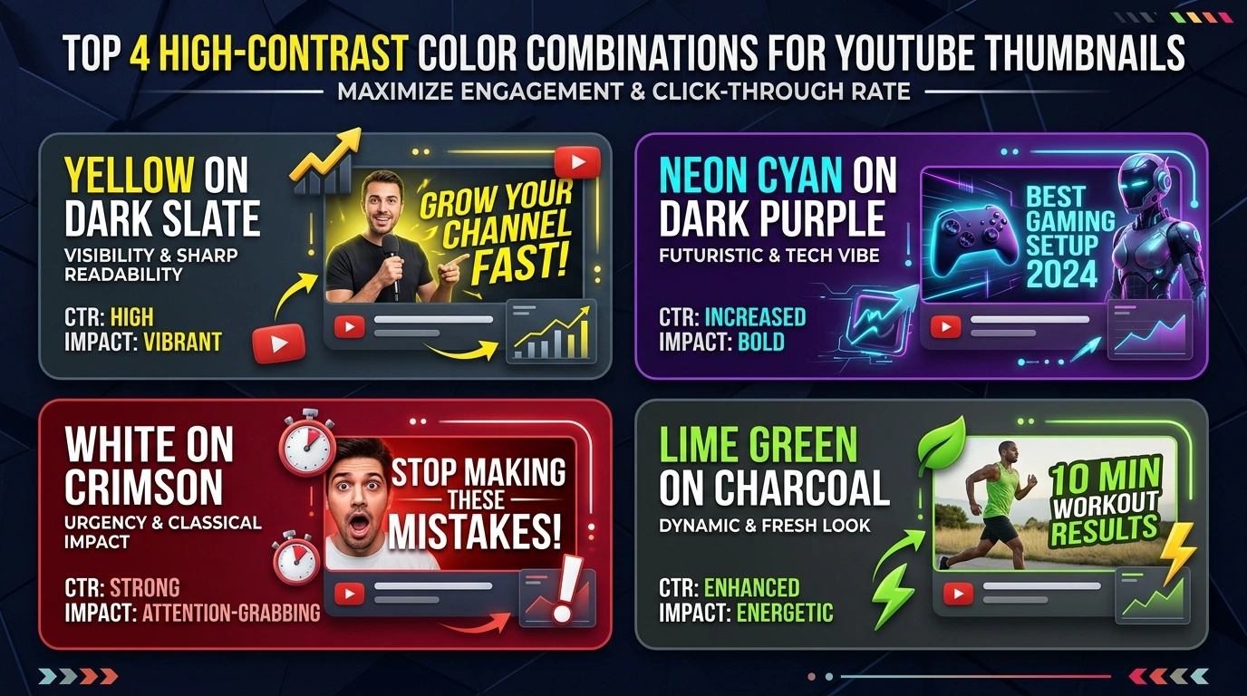 Thumbnail Color Contrast Science Infographic