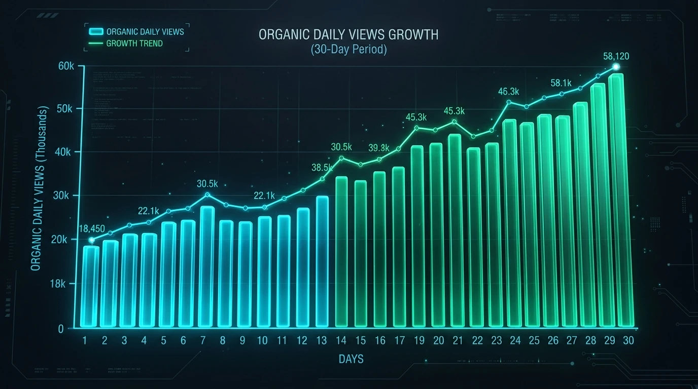 Channel Performance Metric Tracking Dashboard Graph