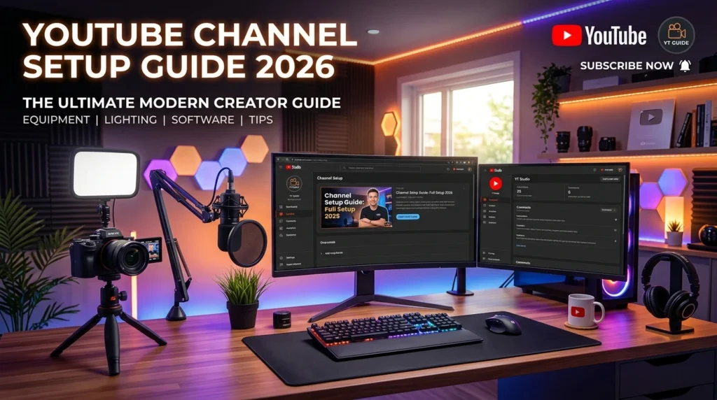 YouTube Channel Setup Guide 2026 Complete Blueprint