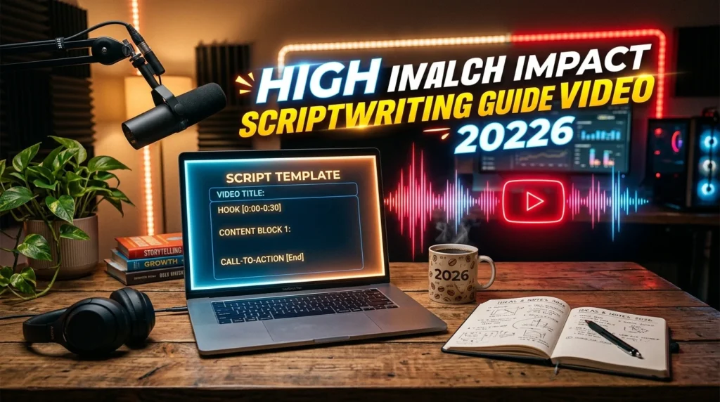 YouTube Video Script Template and Hook Writing Guide 2026