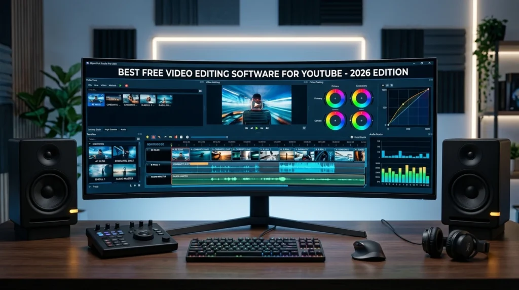 Best Free Video Editing Software for YouTube 2026