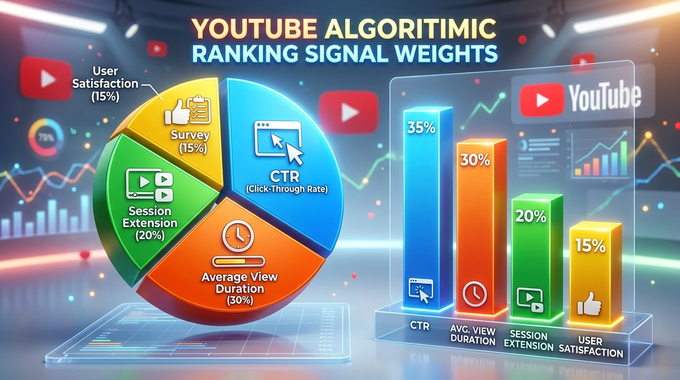 YouTube Traffic Sources and Watch Time Retention Graph